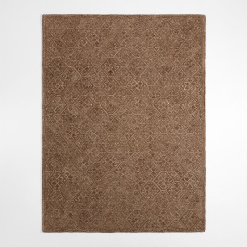 Valencia Wool Pumice Brown Area Rug 9'x12' - image 2 of 5