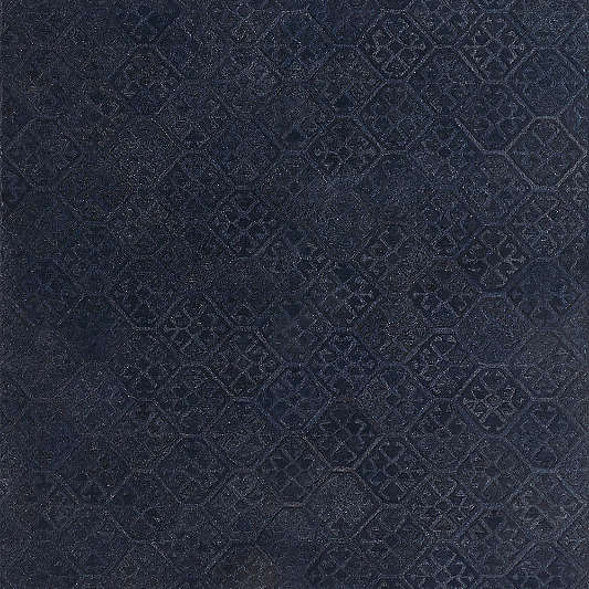 Valencia Wool Handwoven Navy Blue Area Rug