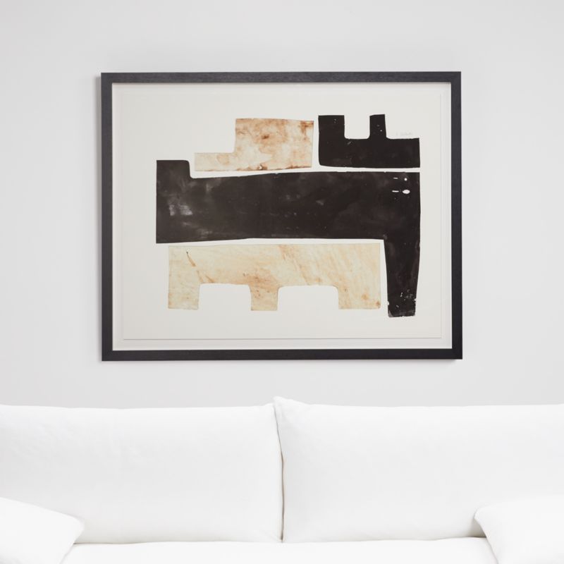 "Valenti Cityscape" Framed Wall Art Print 40"x50" by Alexandra Valenti for Leanne Ford