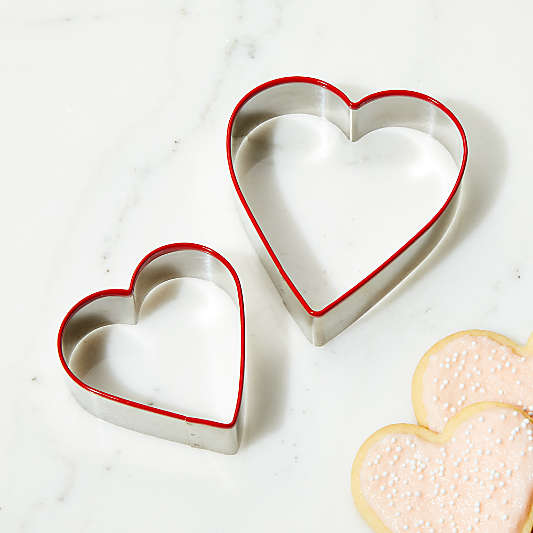 Set of 2 Valentine's Cookie Cutters