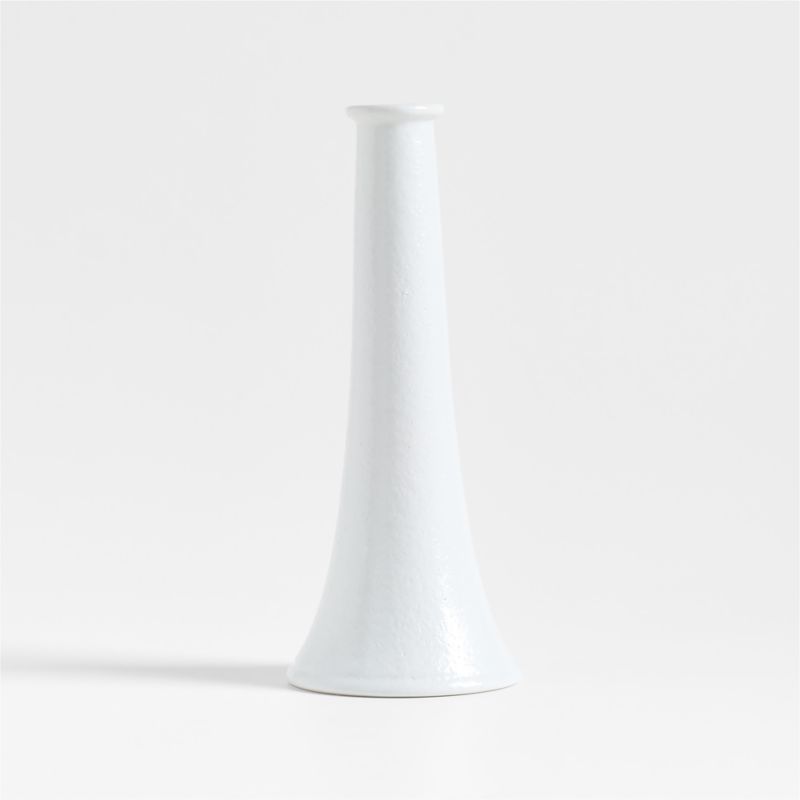 Valla Tall White Ceramic Taper Candle Holder - image 3 of 5