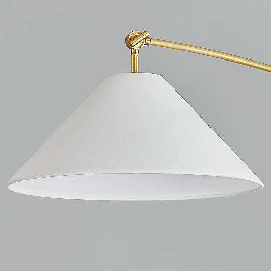 Valletta Brass Floor Lamp