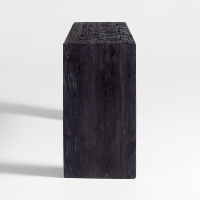 Valo 72" Ebonized Pine Wood Console Table - image 5 of 7