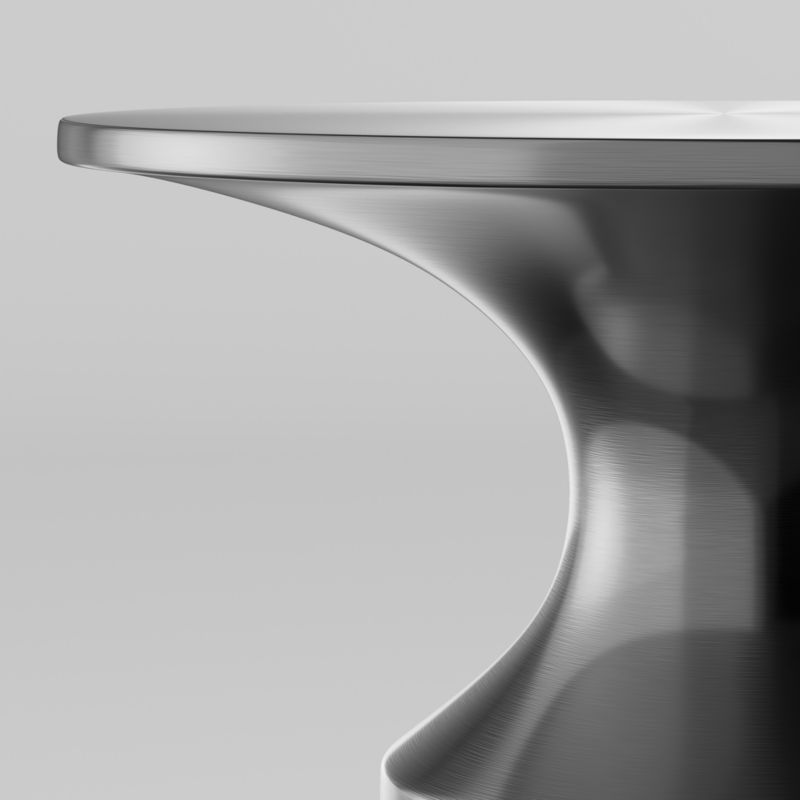 Valter Gunmetal Drink Table