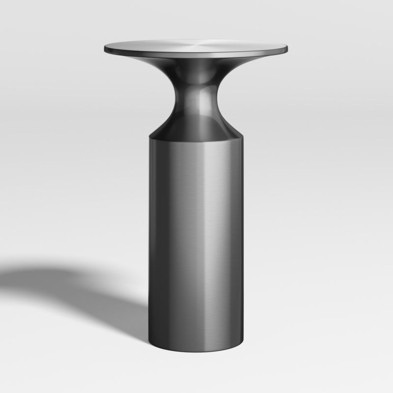 Valter Gunmetal Drink Table