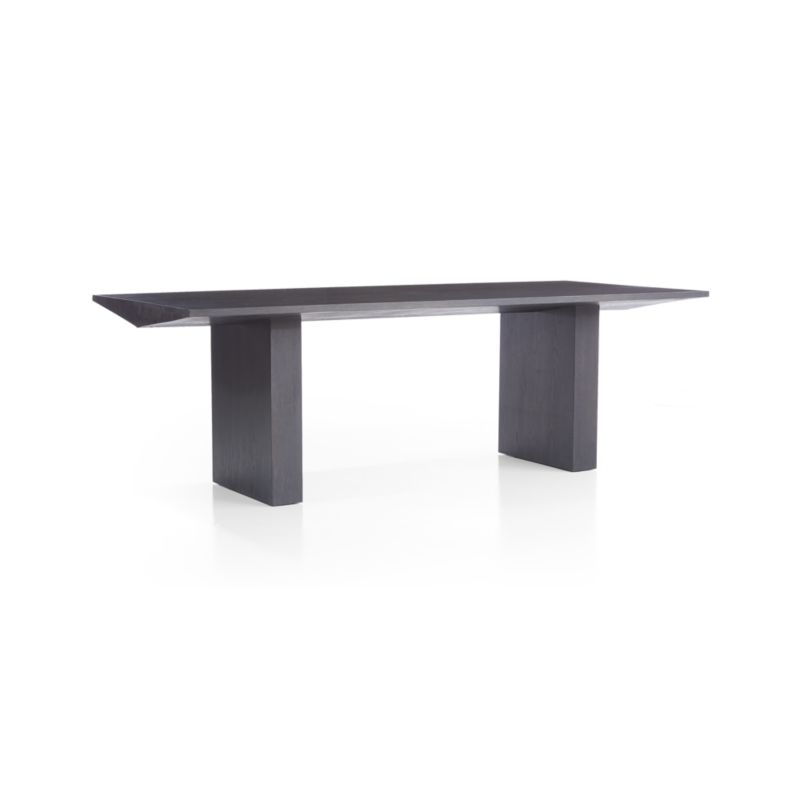 Van Charcoal Brown Wood Dining Table by Leanne Ford