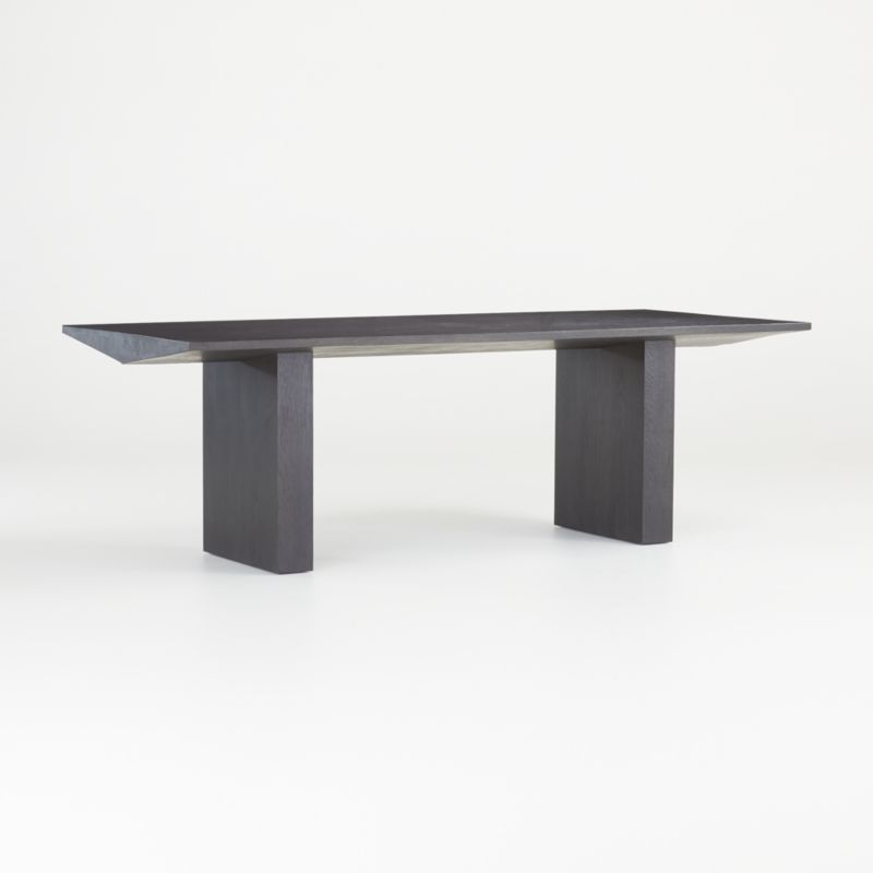 Van Charcoal Brown Wood Dining Table by Leanne Ford