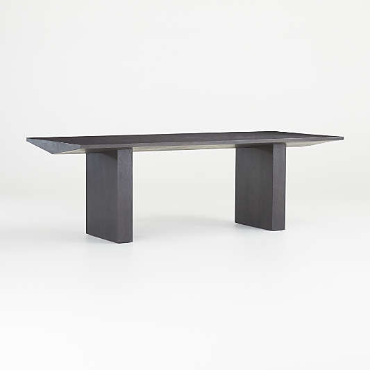 Van Charcoal Brown Wood Dining Table by Leanne Ford