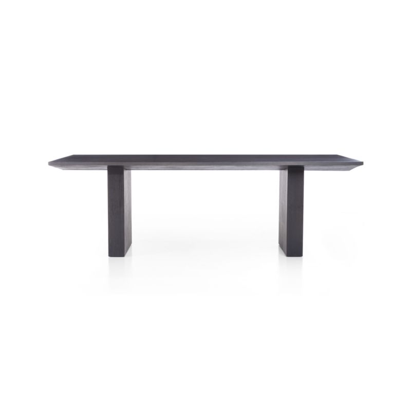 Van Charcoal Brown Wood Dining Table by Leanne Ford