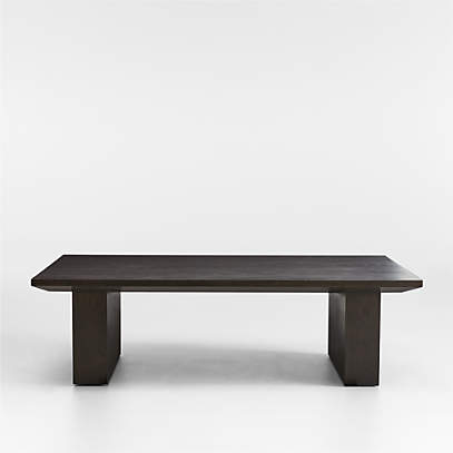 Van Charcoal Wood Coffee Table By, European White Oak Coffee Table