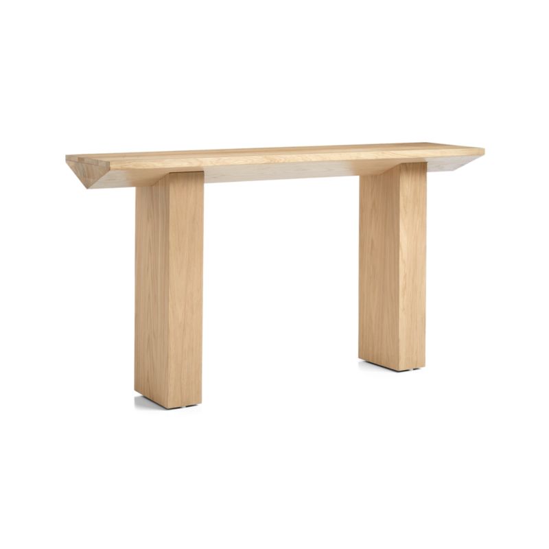 Van Natural Wood Console Table by Leanne Ford - image 6 of 13