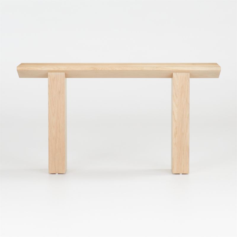 Van Natural Wood Console Table by Leanne Ford - image 2 of 13