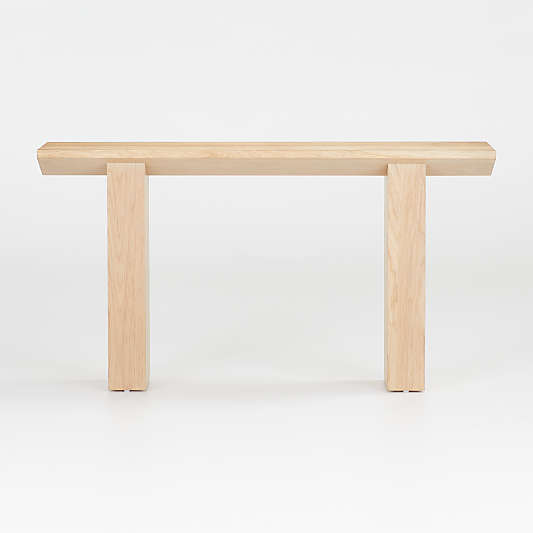 Van Natural Wood Console Table by Leanne Ford