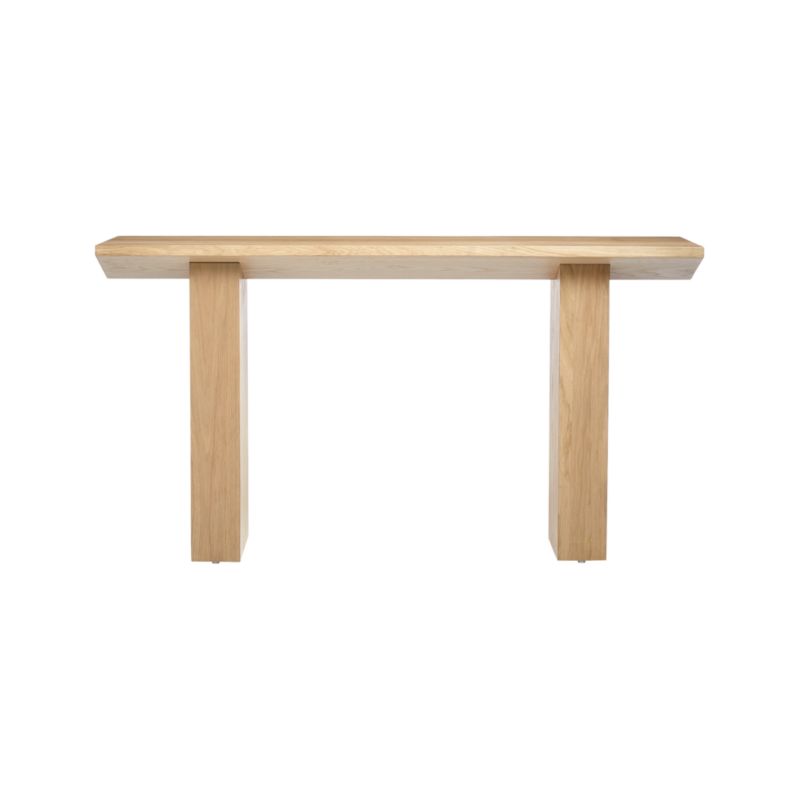 Van Natural Wood Console Table by Leanne Ford - image 7 of 13