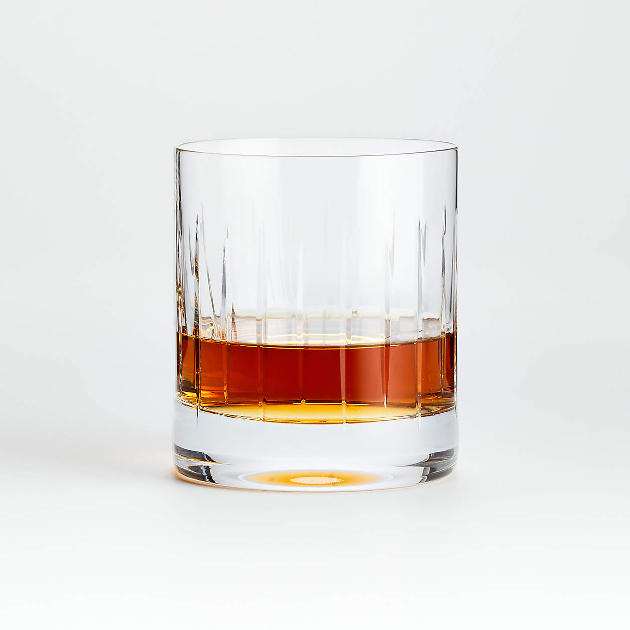 Vance Cut-Glass Drinking Glasses | Crate & Barrel