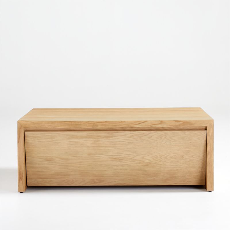Petra Black Oak Wood and Metal Wall-Mounted Storage Cabinet