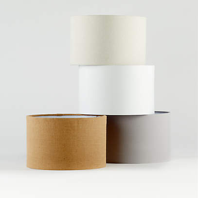 Mix And Match Drum Lamp Shades Crate, Lamp And Shade
