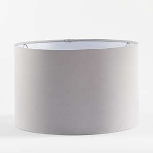 Drum Shades Crate And Barrel, 18 Inch Tall Drum Lamp Shade