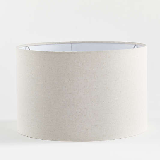 Natural Linen Drum Shade