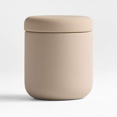 Varick Sand Silicone Coated Canister