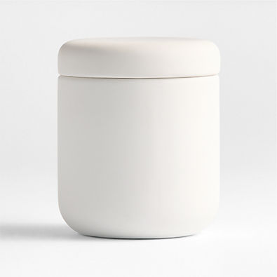 View Varick White Silicone Coated Canister details