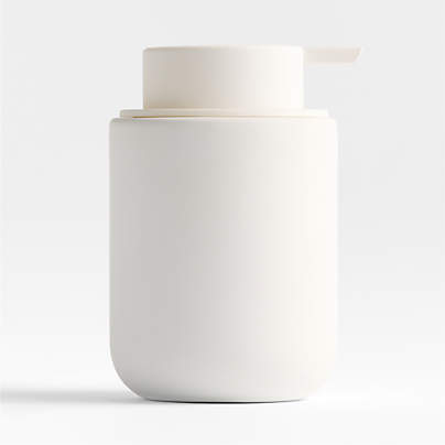 Varick White Silicone Coated Foaming Soap Pump