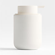Varick White Silicone Coated Soap Pump
