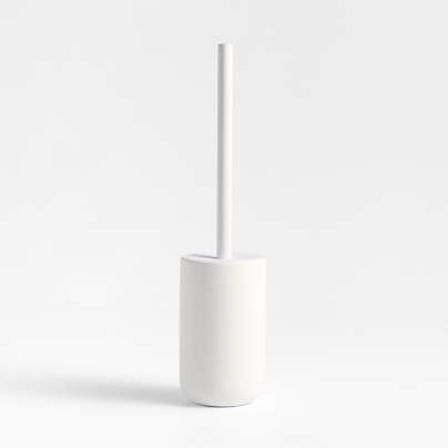 Varick White Silicone Coated Toilet Brush