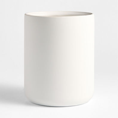 View Varick White Silicone Coated Trash Can details