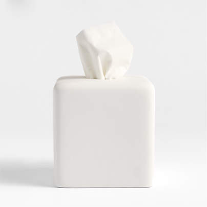 Varick White Silicone Coated Tissue Holder