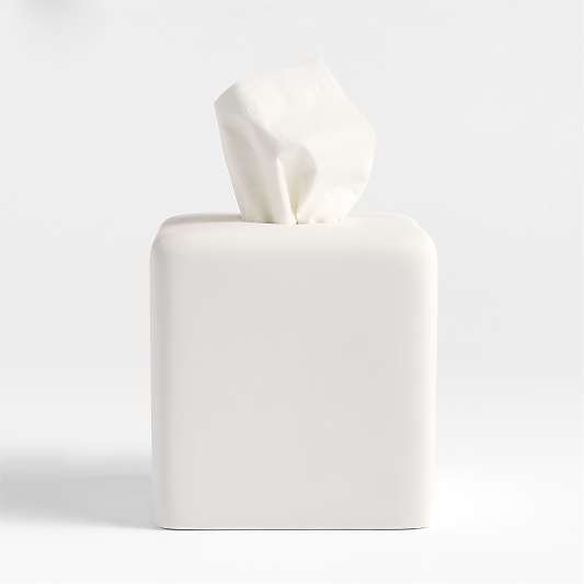 Varick White Silicone Coated Tissue Holder