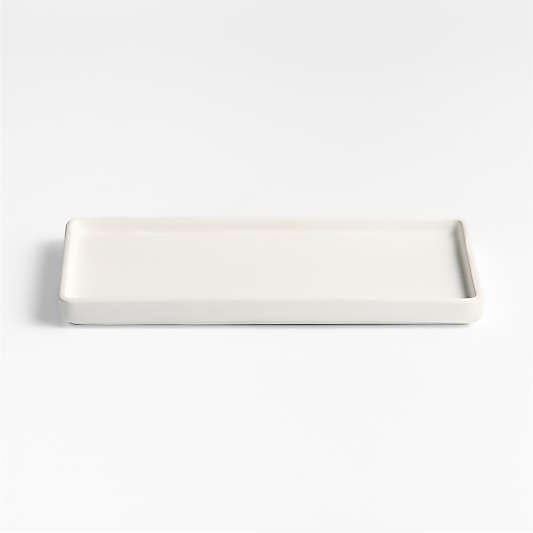 Varick White Silicone Coated Vanity Tray