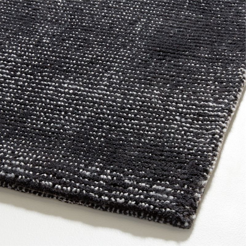 Vaughn Performance Wool-Blend Handwoven Black Area Rug 9'x12' - image 4 of 5