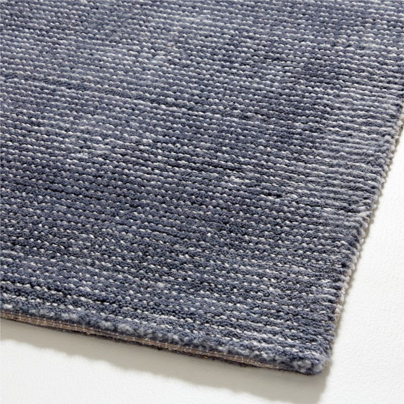 Vaughn Performance Wool-Blend Handwoven Blue Swatch 12"x18"