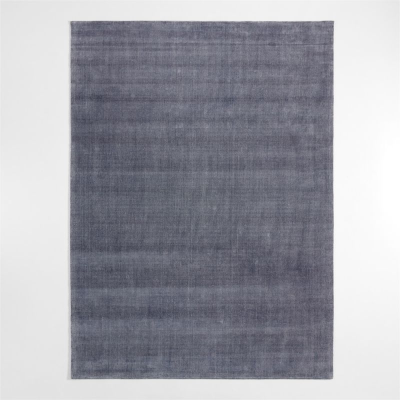 Vaughn Performance Wool-Blend Handwoven Blue Area Rug 9'x12' - image 2 of 6