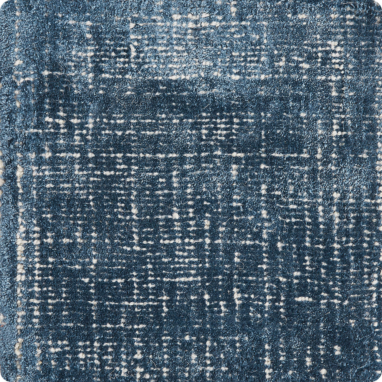 Vaughn Modern Blue Rug Swatch + Reviews Crate & Barrel