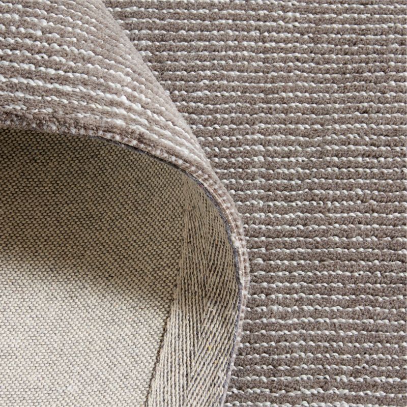 Vaughn Performance Wool-Blend Handwoven Grey Rug Swatch 12"x18" - image 3 of 5