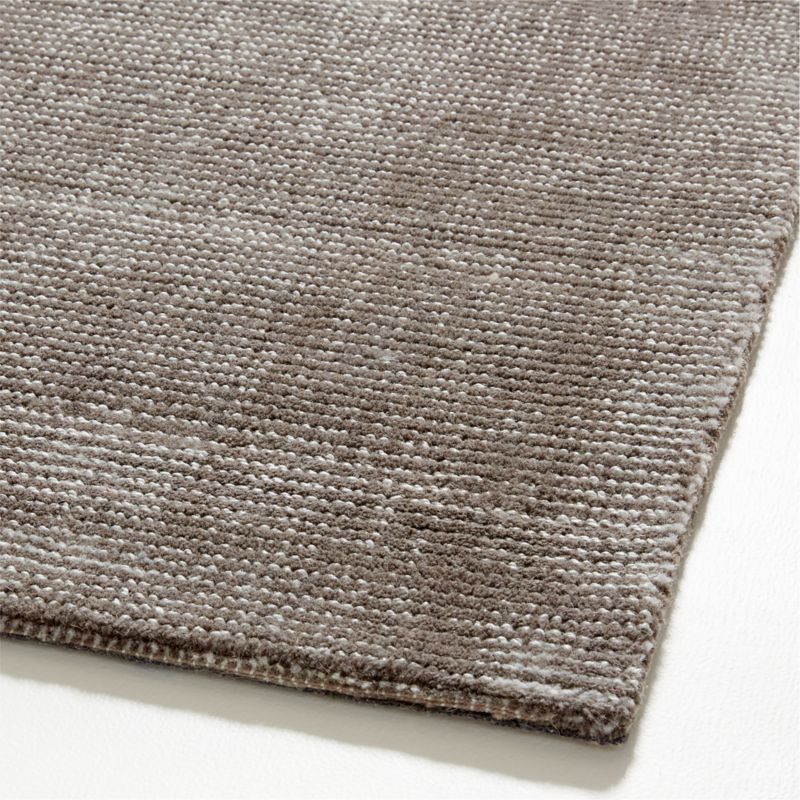 Vaughn Performance Wool-Blend Handwoven Grey Rug Swatch 12"x18" - image 4 of 5