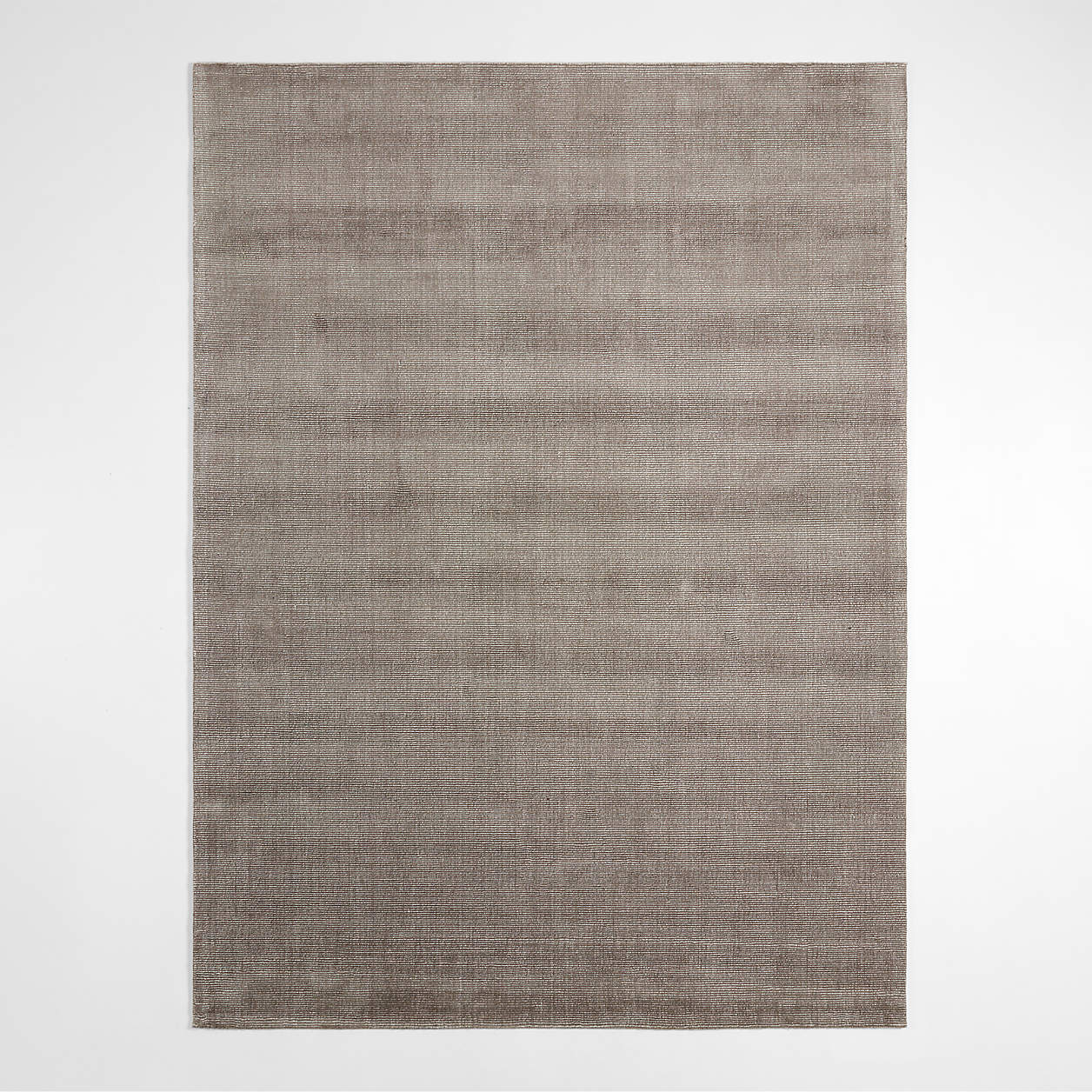 Vaughn Performance WoolBlend Handwoven Grey Area Rug 8'x10' Crate & Barrel