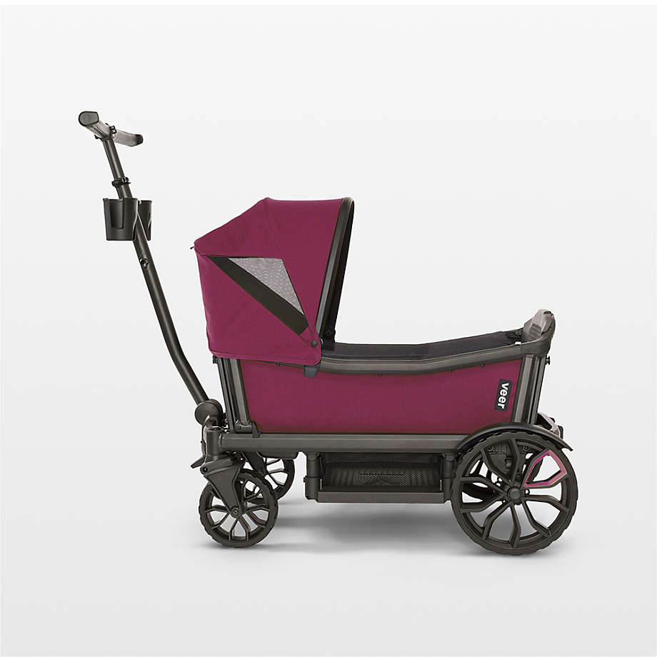 Veer Cruiser Wagon Pink Agate Retractable Canopy