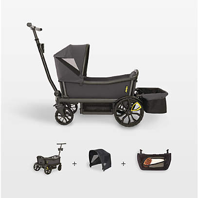 Veer Cruiser 2-Seater Baby Wagon Bundle | Crate & Kids