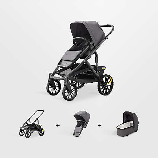 Veer ® Switch&Roll ™ Stroller Frame, Switchback Seat and Bassinet