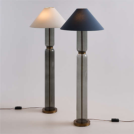 Velato Glass Floor Lamps