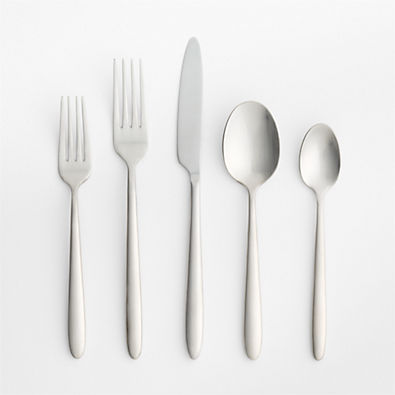 View Velo Silver 5-Piece Flatware Place Setting details