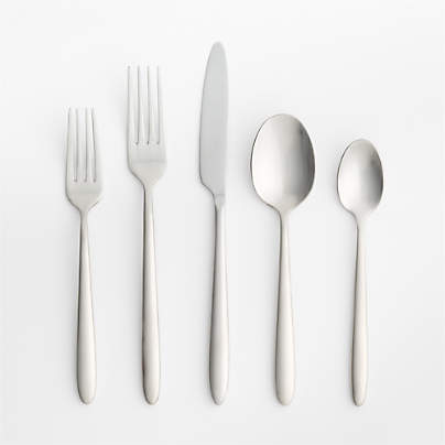 Velo Silver 5-Piece Flatware Place Setting