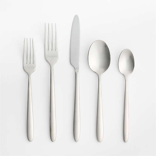 Velo Silver 5-Piece Flatware Place Setting