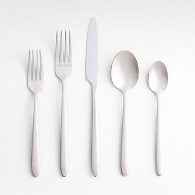 View Velo Silver 5-Piece Flatware Place Setting details