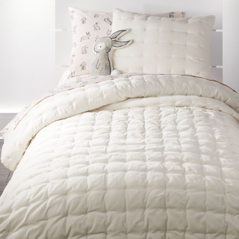 Velvet Cream Full/Queen Quilt - image 0 of 10