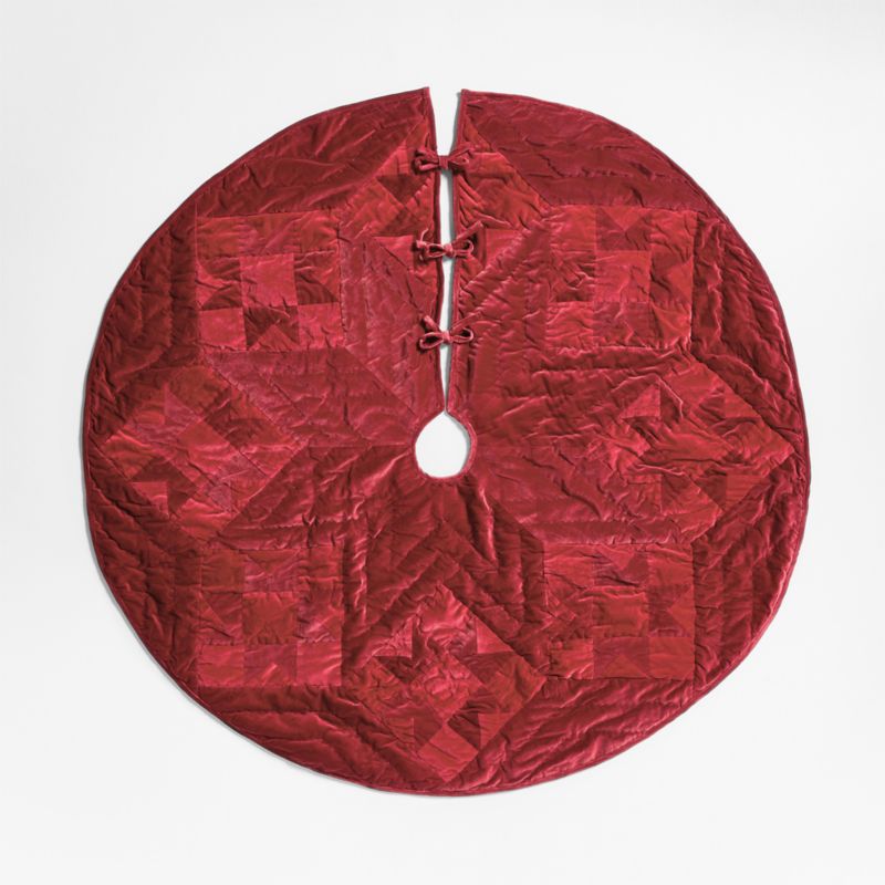 Red Velvet Heritage Christmas Tree Skirt - image 5 of 7