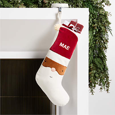 Wonderland Velvet Medium Santa Kids Christmas Stocking